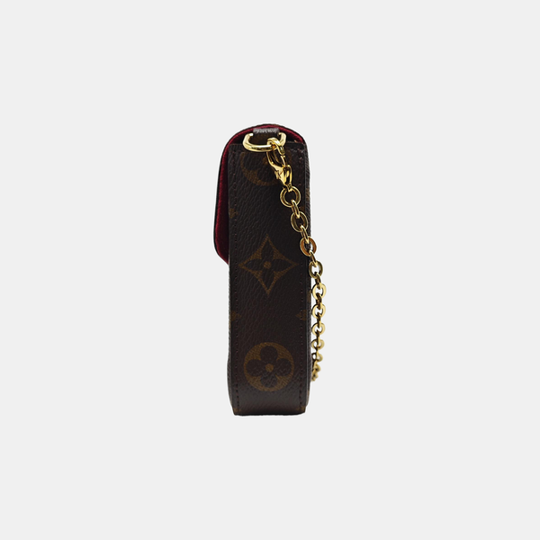 FÉLICIE Monogram Coated Canvas Brown
