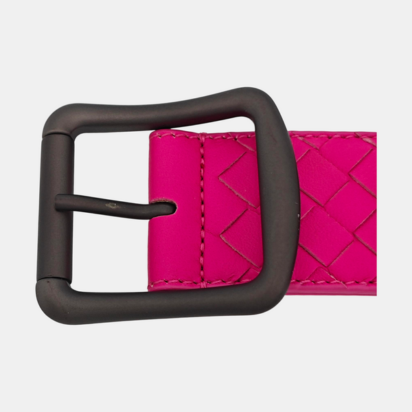Leather Belt Red