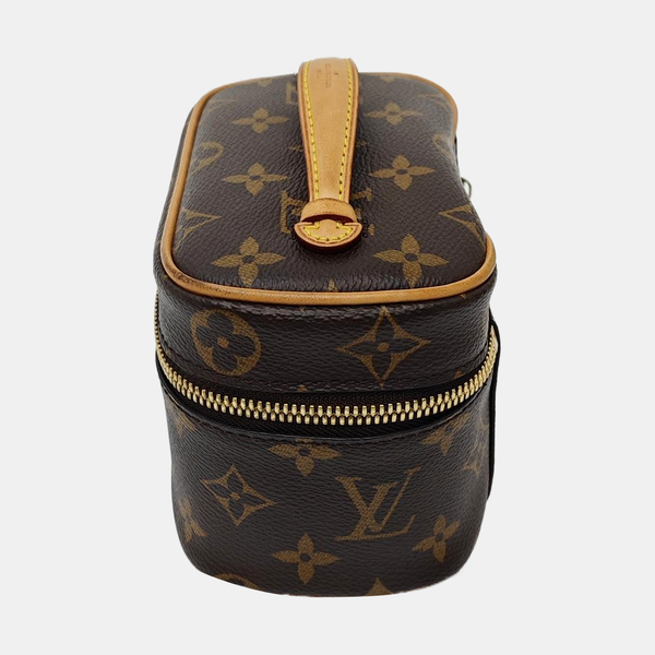 NICE Super Mini Monogram Coated Canvas Brown
