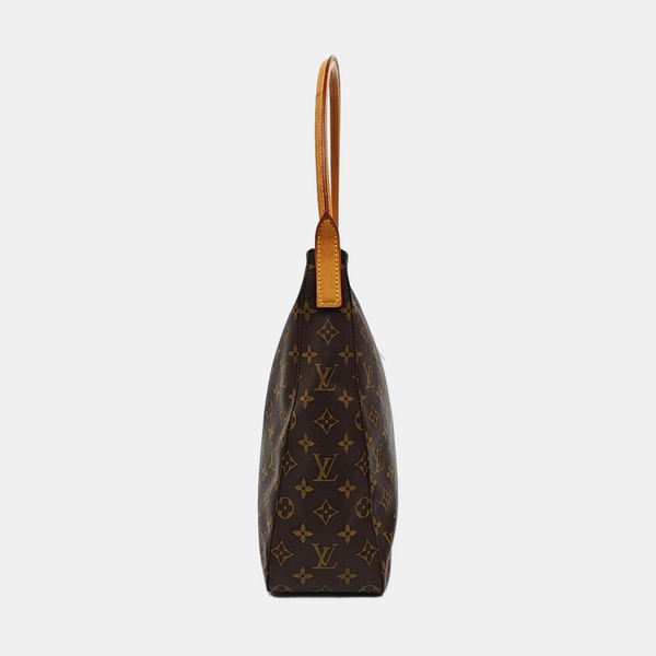 LOOPING GM Monogram Coated Canvas Brown