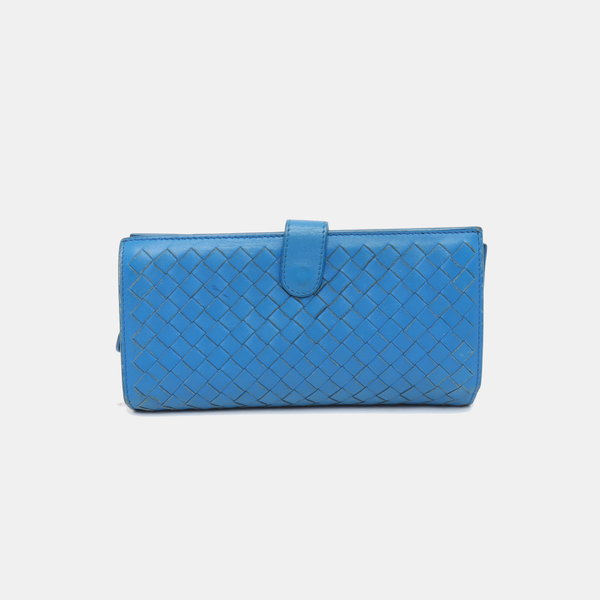 Calfskin Blue Wallet