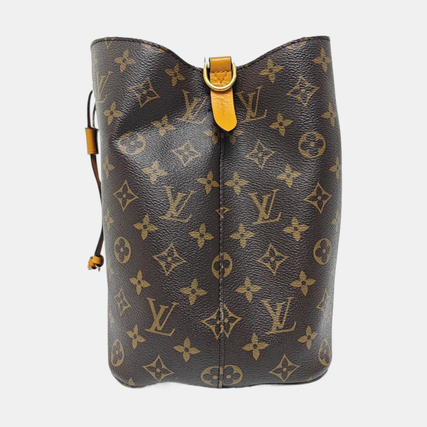 NÉONOÉ MM Monogram Coated Canvas Brown