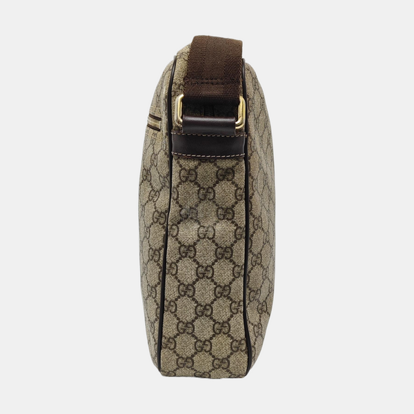 GG Supreme Monogram Coated Canvas Black