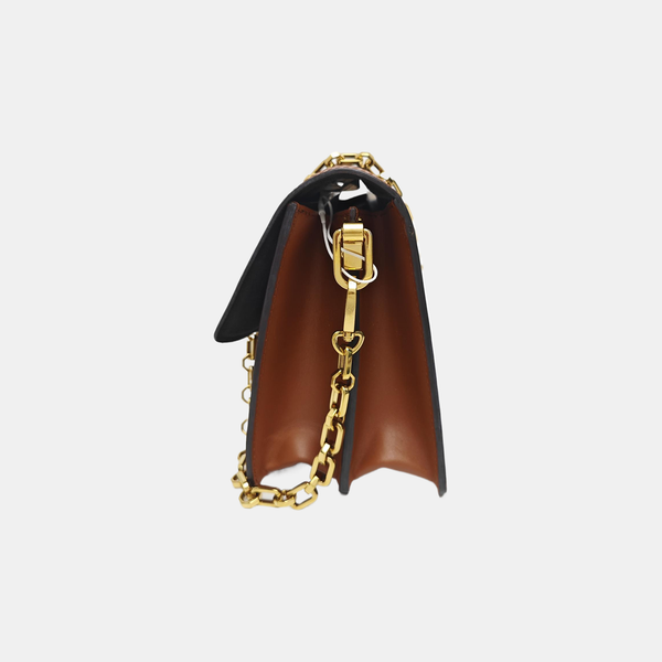 DAUPHINE MM Monogram Coated Canvas Brown