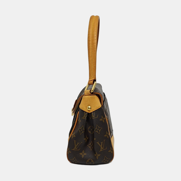 BEVERLY MM Monogram Coated Canvas Brown