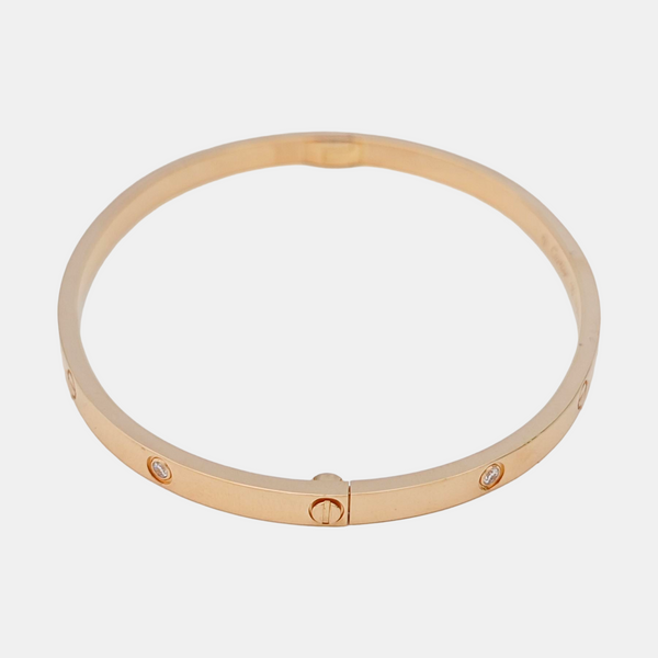 LOVE 18k Rose Gold Bangle