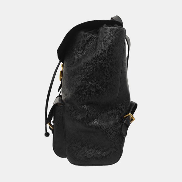 Calfskin Backpack Black
