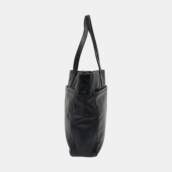 Calfskin Tote Bag Black