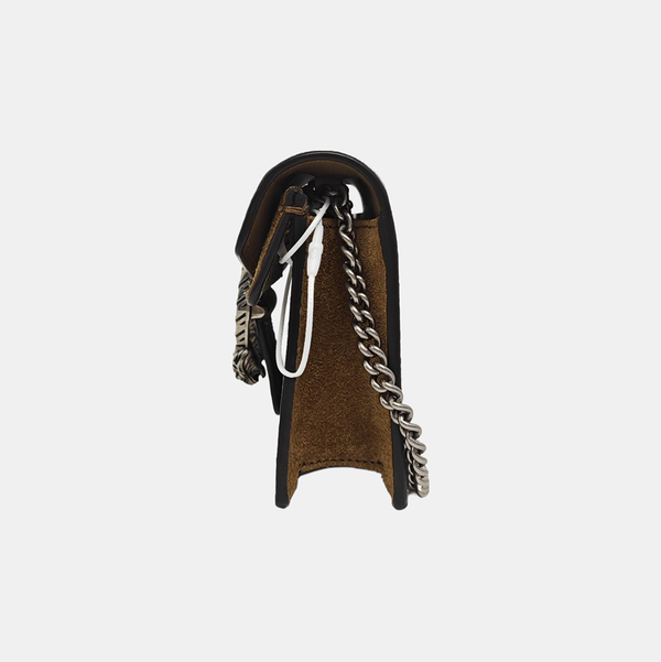 Dionysus Super Mini Monogram Coated Canvas Beige