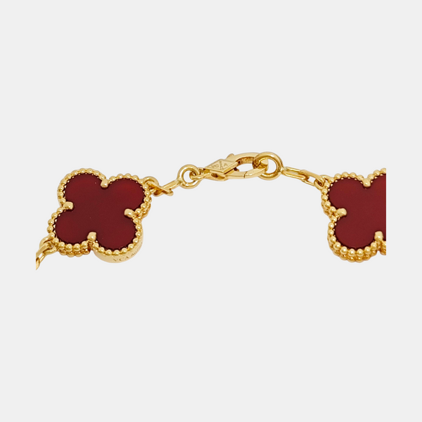 Vintage Alhambra 18k Gold Bracelet
