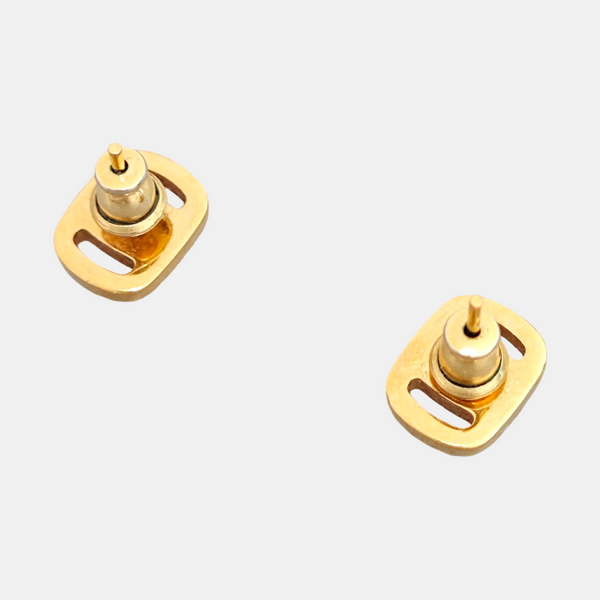 Metal Gold Stud Earrings