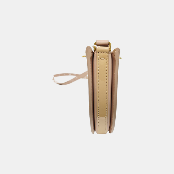 Calfskin Shoulder Bag Beige