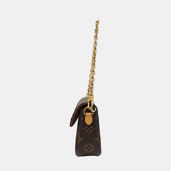 IVY Monogram Coated Canvas Brown