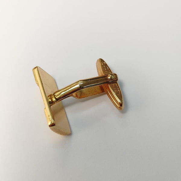 Metal Cufflink Gold