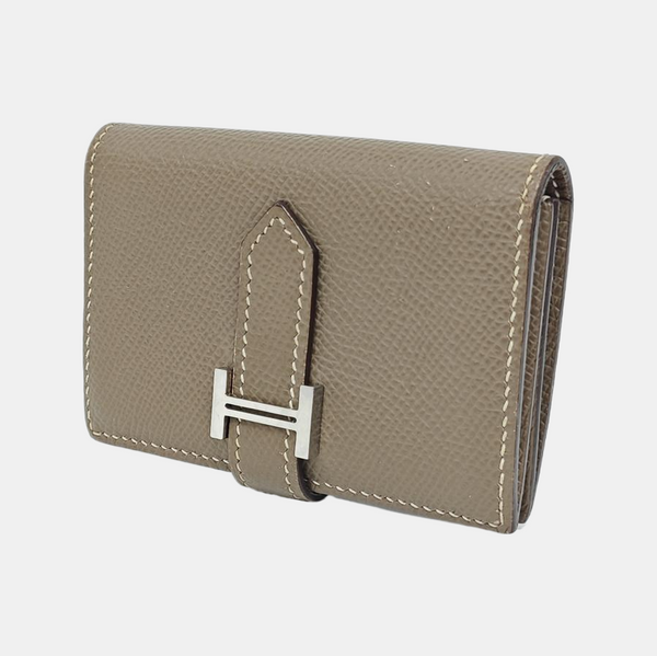 Bearn Mini Epsom Gray Card Holder