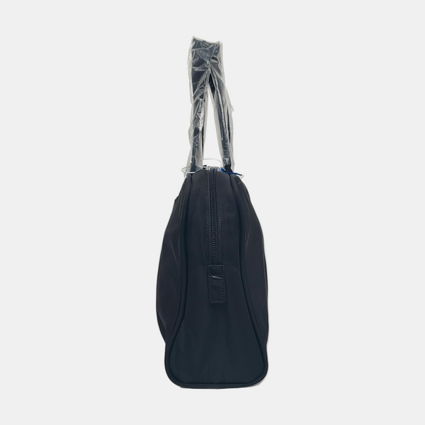 Nylon Top Handle Bag Black
