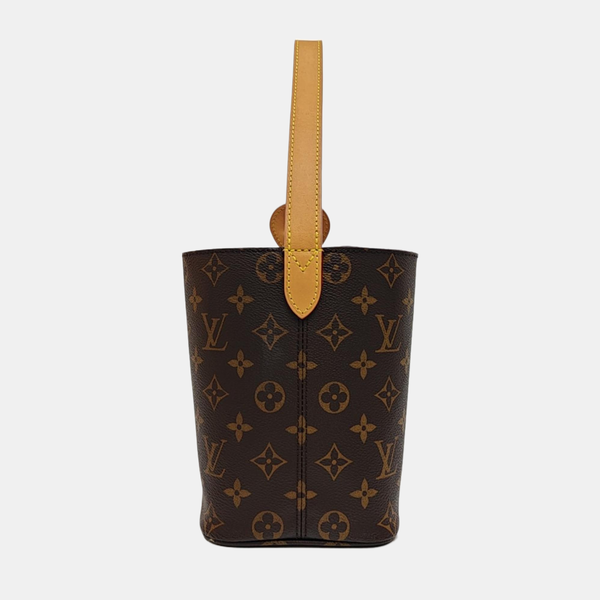 ALL IN BB Monogram Coated Canvas Brown