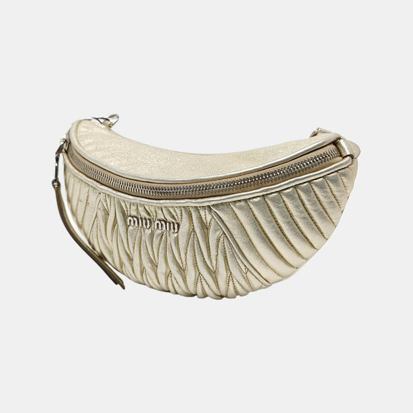 Lambskin Belt Bag Beige