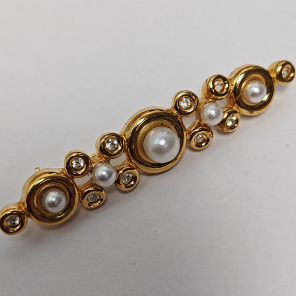 Metal Gold Brooch