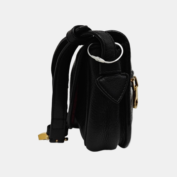 Calfskin Shoulder Bag Black