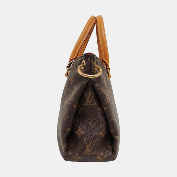 PALLAS BB Monogram Coated Canvas Brown