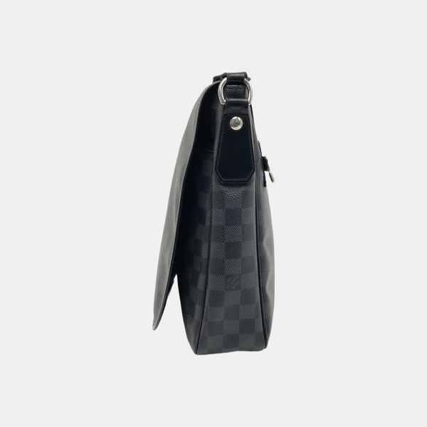 DANIEL Damier Graphite Coated Canvas Gray