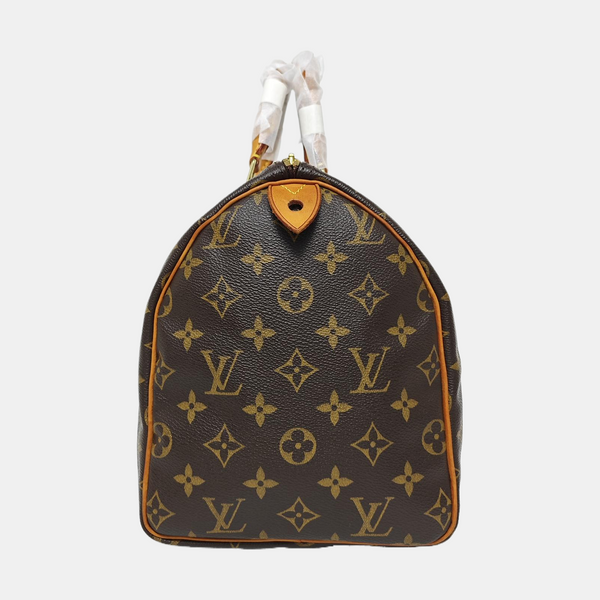 SPEEDY 30 Monogram Coated Canvas Brown