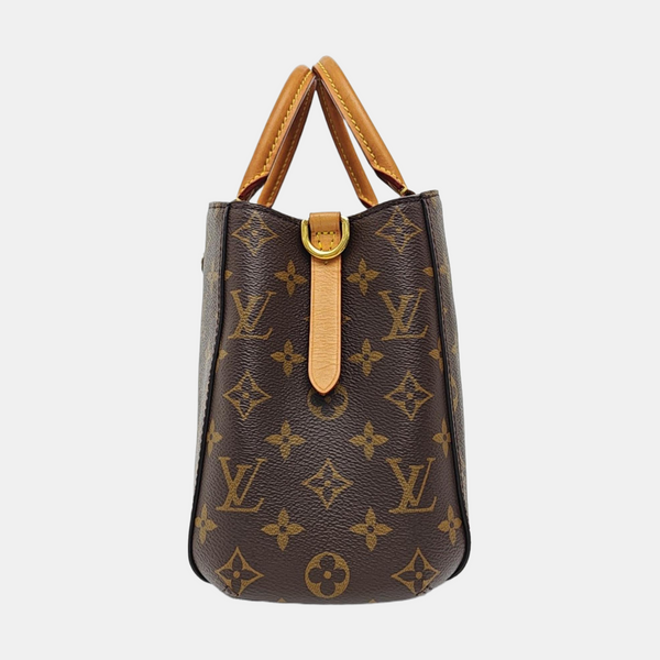MONTAIGNE Monogram Coated Canvas Brown