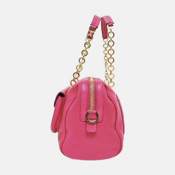 Calfskin Shoulder Bag Red
