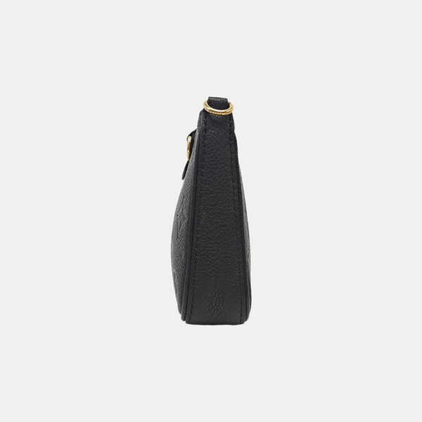EASY POUCH ON STRAP Monogram Calfskin Black