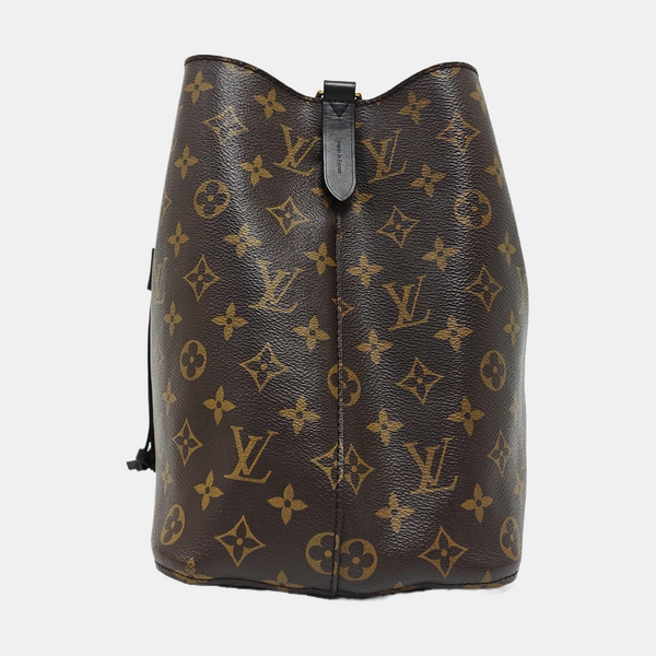 NÉONOÉ MM Monogram Coated Canvas Brown