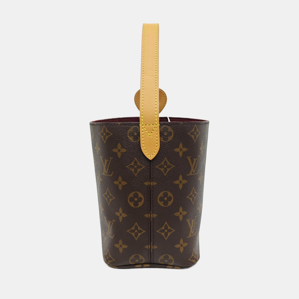 ALL IN BB Monogram Coated Canvas Brown