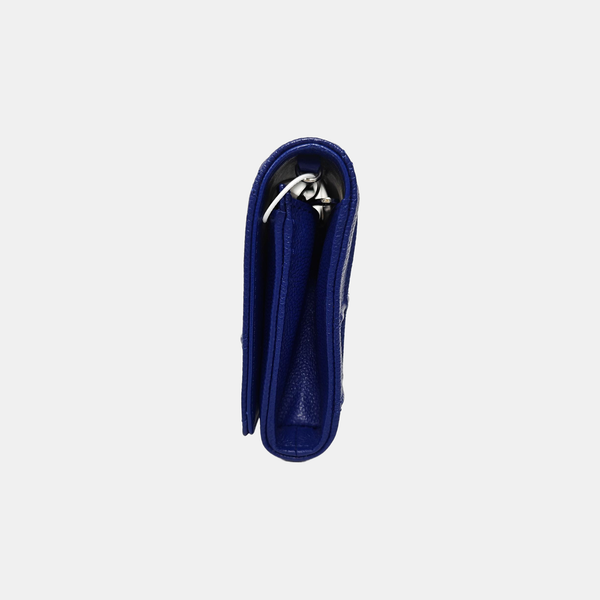 Diorama Small Cannage Calfskin Blue