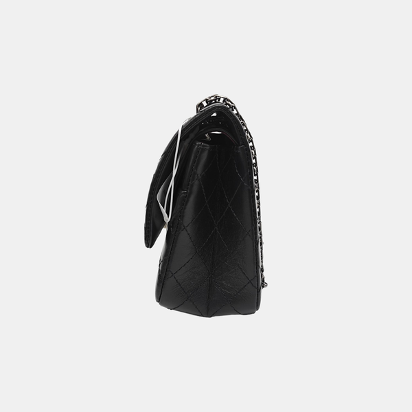 2.55 225 (small) Quilted Calfskin Black