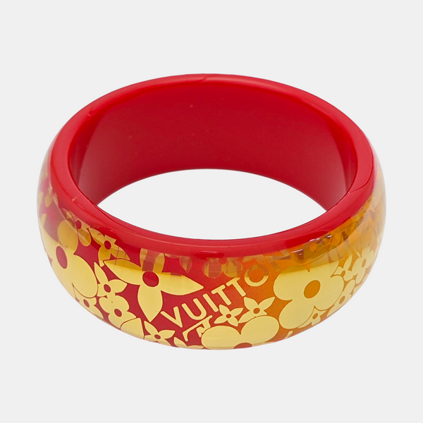 Metal Red Bangle