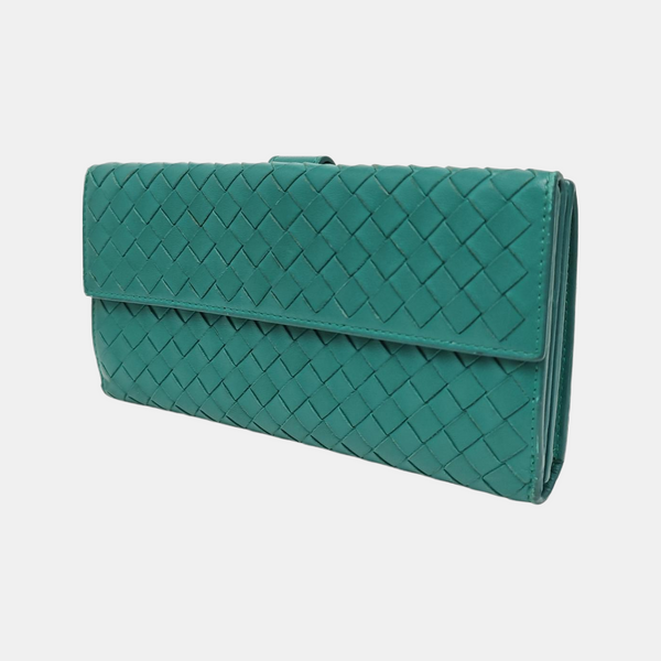 Lambskin Wallet Green