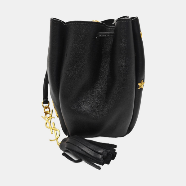 Calfskin Bucket Bag Black