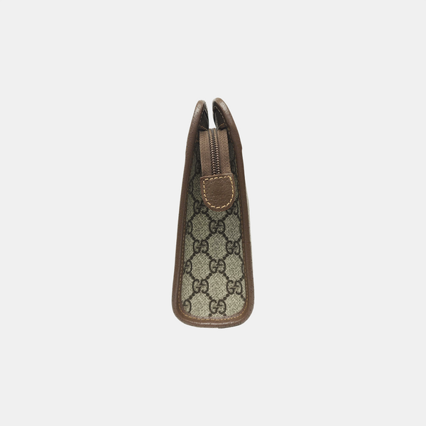 Ophidia Small Monogram Coated Canvas Beige