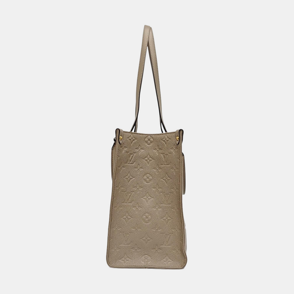 ONTHEGO MM Monogram Calfskin Gray