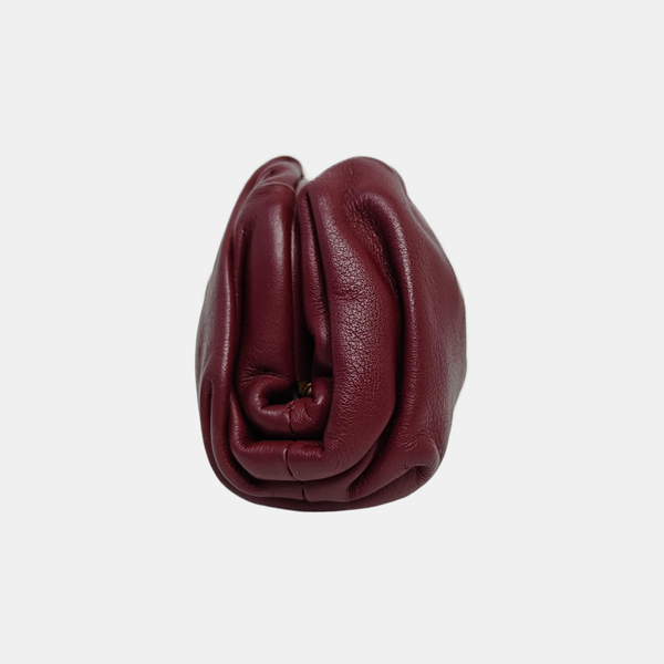 Authenticated pre-owned The Pouch Calfskin Red - Shoulder Bag at Looply