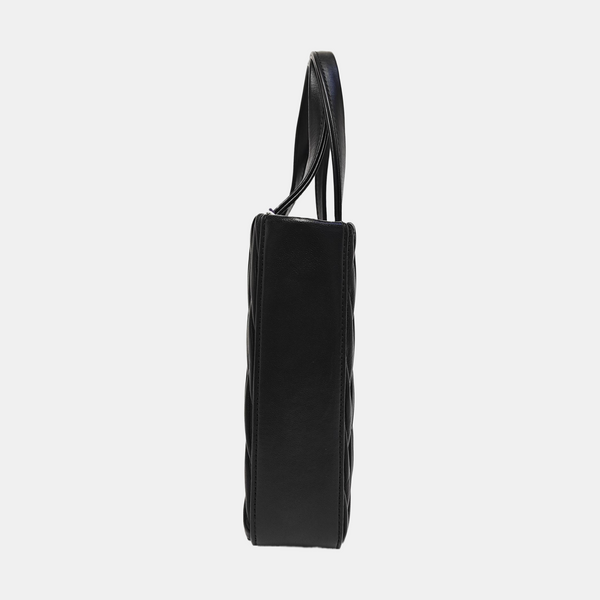 Matelassé Quilted Lambskin Black