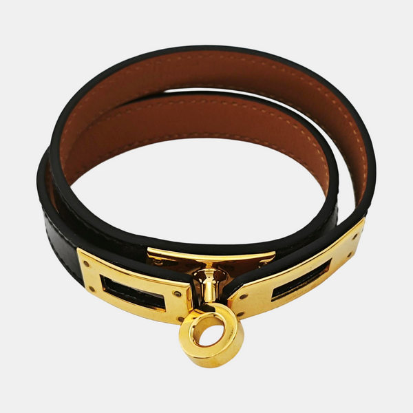 Kelly Metal Black Bangle
