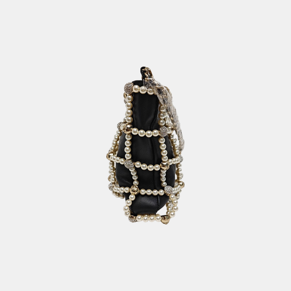 Lambskin Shoulder Bag Black