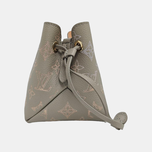 BELLA Monogram Calfskin Gray