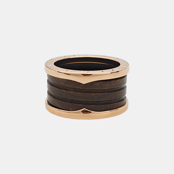 B.ZERO1 18k Rose Gold Ring EU 54