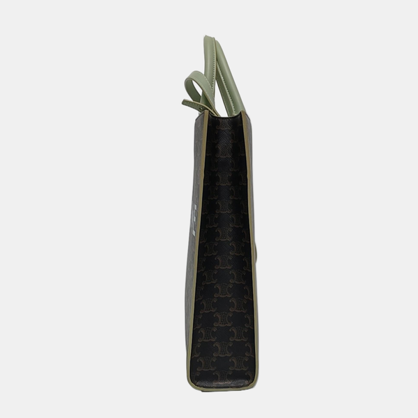 CABAS CELINE Small Coated Canvas Black