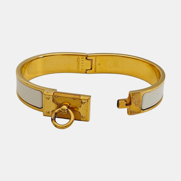 Clic Anneau Metal Gold Bangle