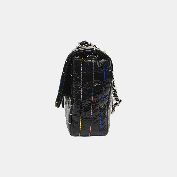 CLASSIC FLAP Small Quilted Leather Black