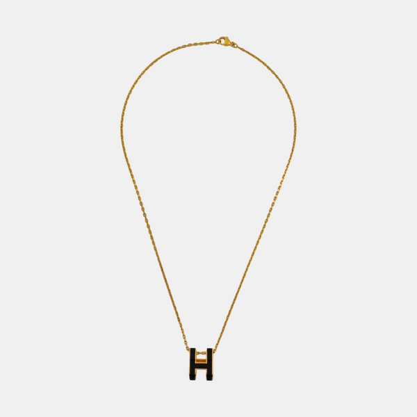 Pop H Metal Gold Necklace