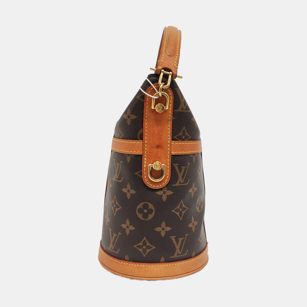 DUFFLE Monogram Coated Canvas Brown